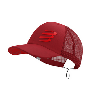 COMPRESSPORT RACING TRUCKER CAP SAMBA RED