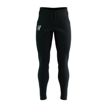 COMPRESSPORT SEAMLESS PANTS MĘSKIE BLACK MELANGE