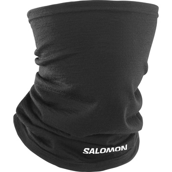 SALOMON MERINO NECK GAITER DEEP BLACK