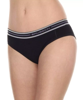 BRUBECK ACTIVE WOOL MAJTKI HIPSTER DAMSKIE HI1019W CZARNE