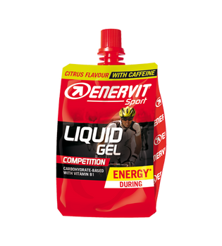 ENERVIT SPORT LIQUID GEL CYTRUSOWY Z KOFEINĄ 60ml