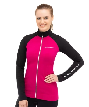 BRUBECK BLUZA ATHLETIC DAMSKA LS13520 FUCHSIA