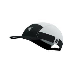 COMPRESSPORT 5 PANEL LIGHT CAP WHITE/BLACK