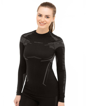 BRUBECK DRY LONGSLEEVE DAMSKA LS1569W CZARNY