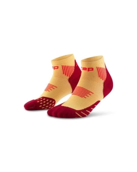 CEP CORE RUN LOW CUT SOCKS MĘSKIE MARIGOLD/BURGUNDY