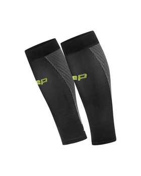 CEP CORE RUN ULTRALIGHT COMPRESSION CALF SLEEVES 4.0 MĘSKIE BLACK/GREY