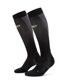 CEP CORE RUN ULTRALIGHT COMPRESSION SOCKS MĘSKIE BLACK/GREY