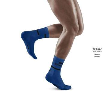 CEP RUN SOCKS 4.0 MID CUT MĘSKIE BLUE