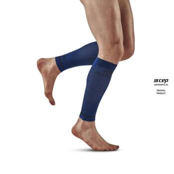 CEP THE RUN COMPRESSION CALF SLEEVES 4.0 MĘSKIE BLUE