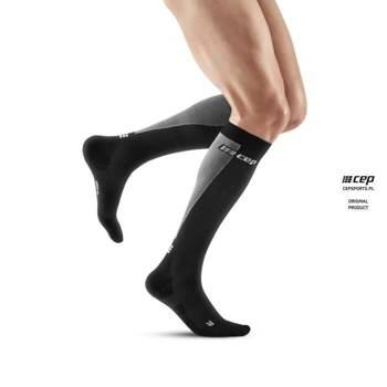 CEP ULTRALIGHT COMPRESSION SOCKS V3 MĘSKIE BLACK/GREY