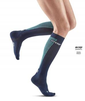 CEP ULTRALIGHT COMPRESSION SOCKS V3 MĘSKIE BLUE/LIGHT BLUE