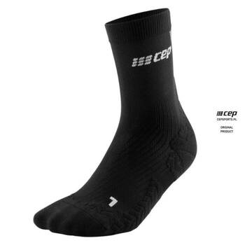 CEP ULTRALIGHT SOCKS V3 MID CUT MĘSKIE BLACK/GREY