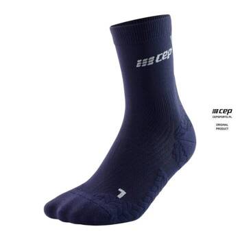 CEP ULTRALIGHT SOCKS V3 MID CUT MĘSKIE BLUE/LIGHT BLUE